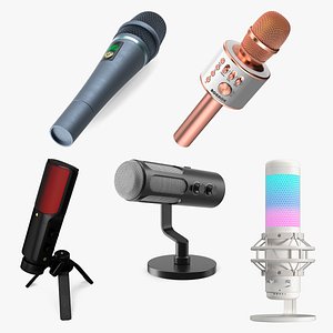 Wireless Microphones Collection 3 model