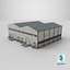 Industrial Building 01 with Interior Realtime 3D