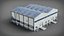 Industrial Building 01 with Interior Realtime 3D