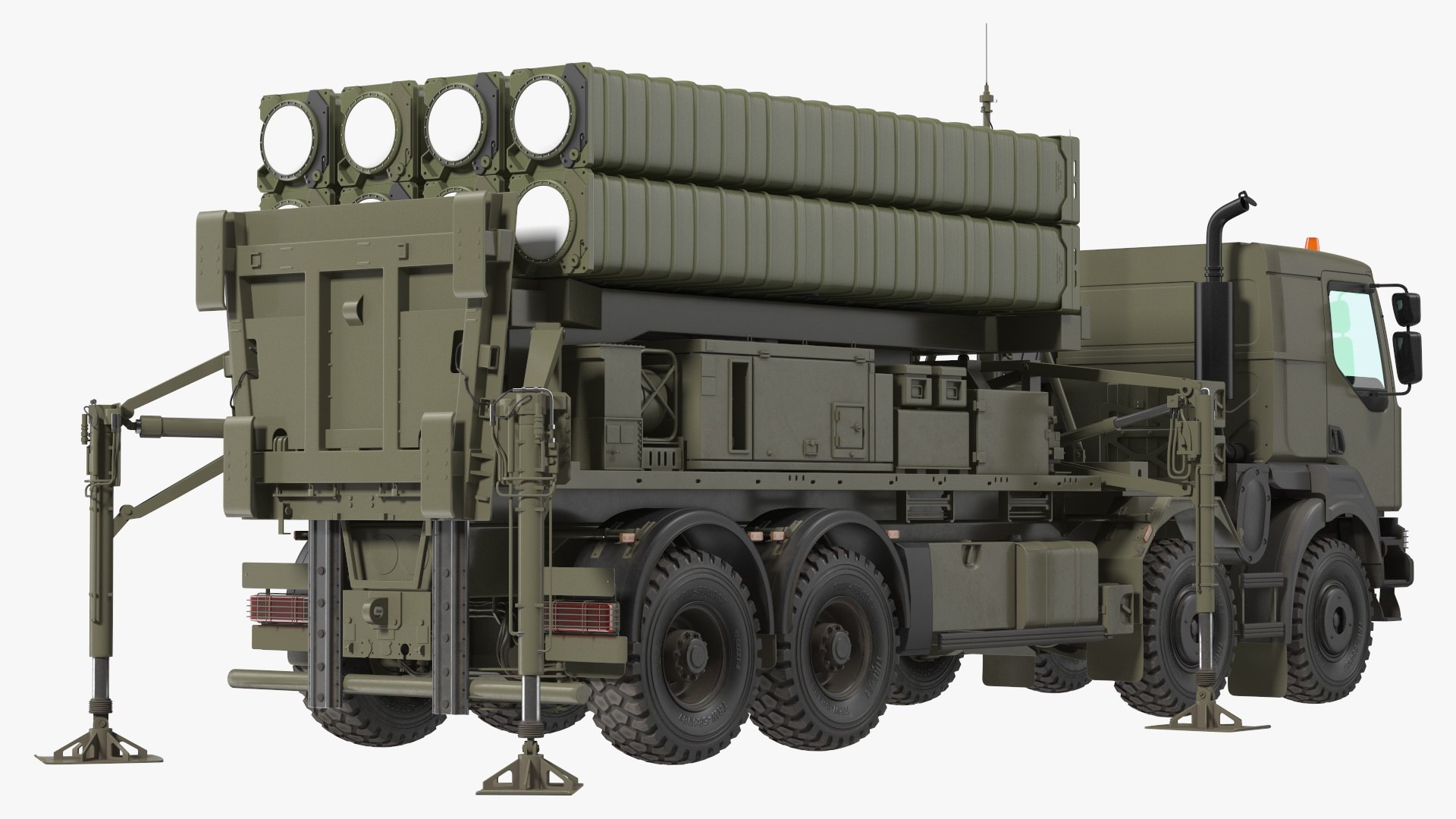 3d Mobile Medium Range Air Defense Missile System Rigged - Turbosquid 