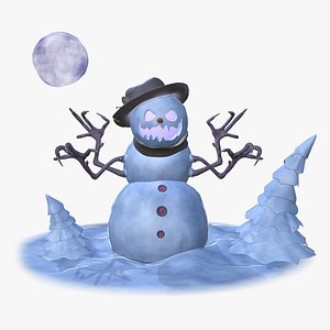 Creepy Evil Snowman M1