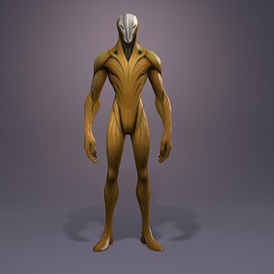 Thornveil Golem 3D model