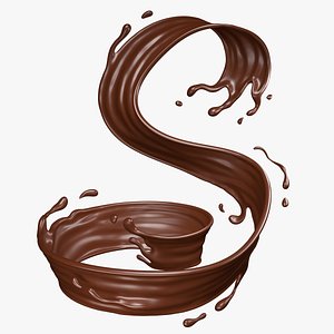 Chocolate Liquid Splash 012