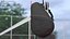 Padel Racket Sling Bag Black