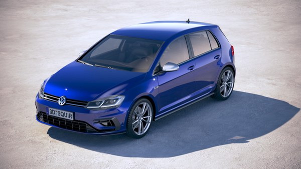 3D volkswagen golf r - TurboSquid 1237441