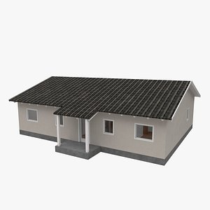 3d modern building interior