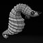 3d larva monster model