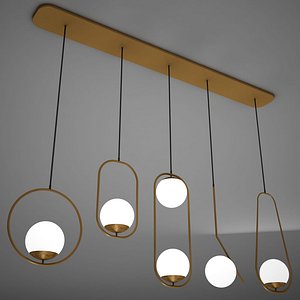 HD Ceiling Pendant Sphere Lamp Modern