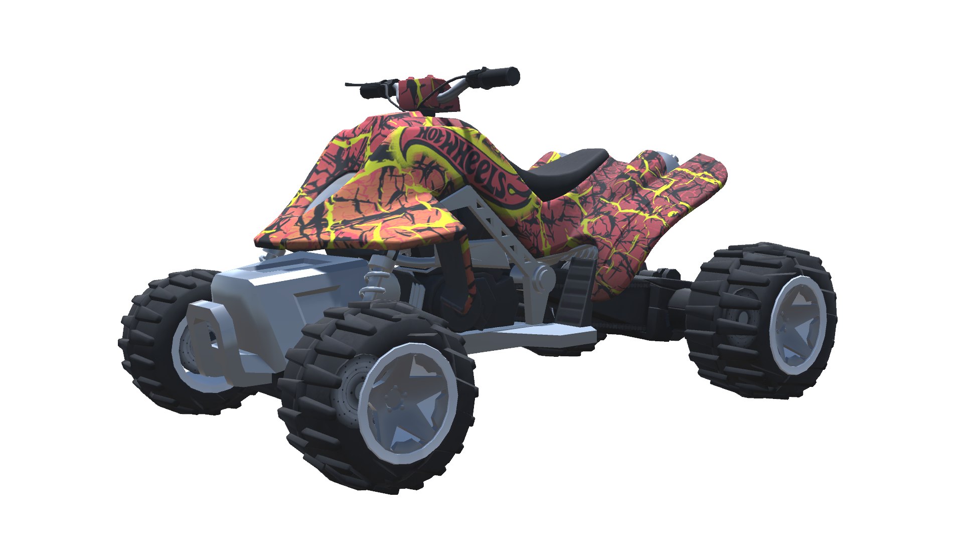 3D Model 016-Sand Stinger-Bike-Quad-ATV-Bike-low Poly Game Ready 3d ...
