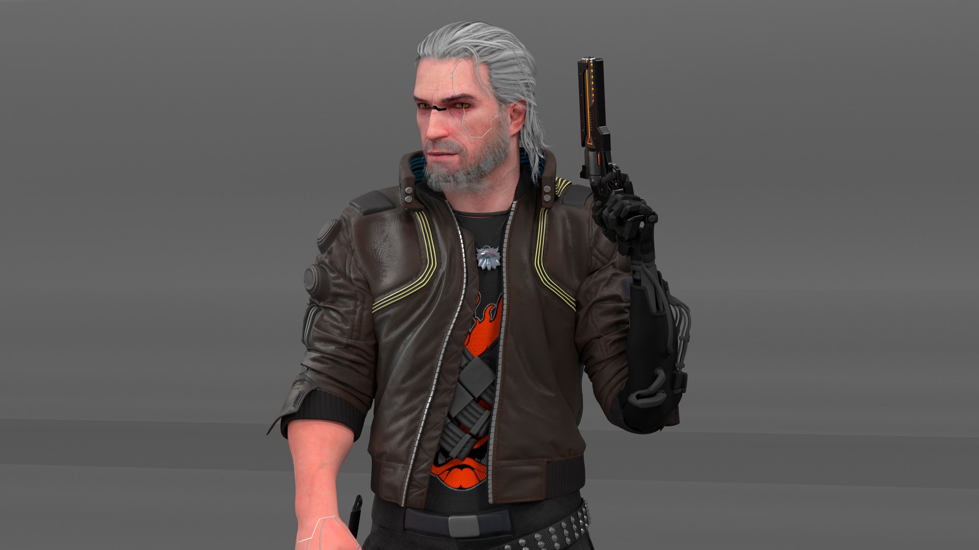 Cyberpunk 2077 Geralt Character with Gun 3D model https://p.turbosquid.com/ts-thumb/gv/0xLDhW/0d/cyberpunk2077geraltcharacterwithgunvray3dmodel009/jpg/1710689405/1920x1080/fit_q87/d8bb3cf3a100dfff545a8227693c6c812c717268/cyberpunk2077geraltcharacterwithgunvray3dmodel009.jpg