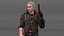 Cyberpunk 2077 Geralt Character with Gun