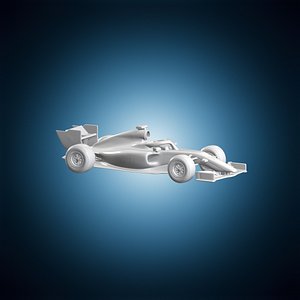 Sprint F1 Car 3D Print Model