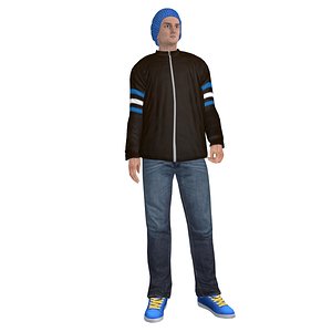 Casual Man W3 Rigged