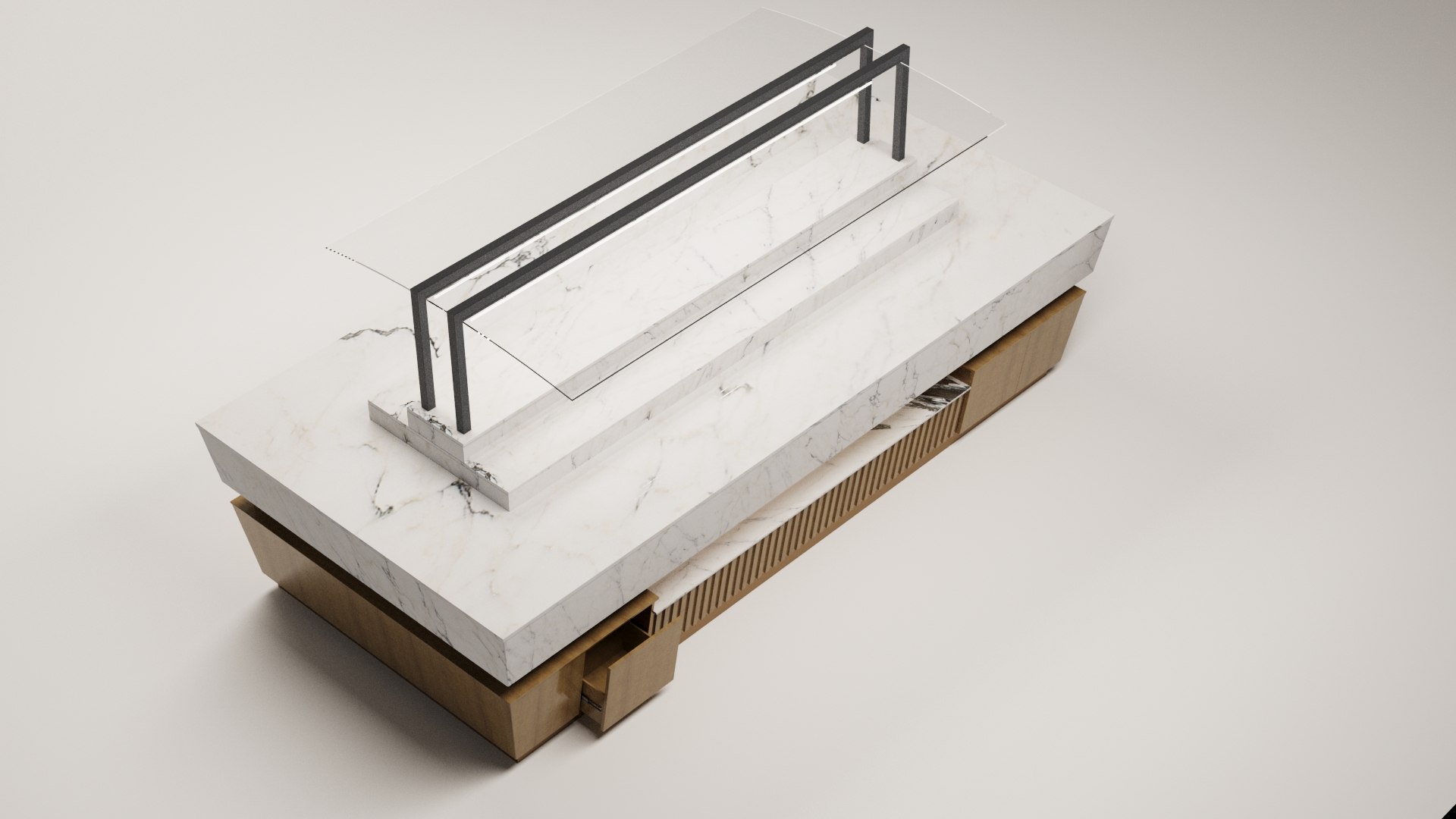Buffet Table 3D Model - TurboSquid 2099888