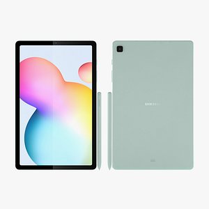 3D Samsung Galaxy Tab S6 Lite 2024 Turquoise model