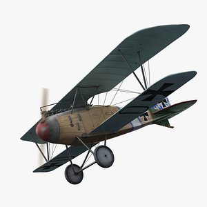 ww1 albatros diii 3d max