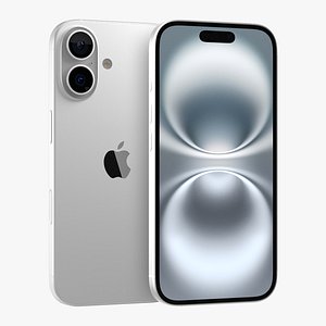 3D model Apple iPhone 16 White