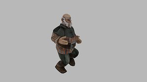 3D Peasant Man BASIC model