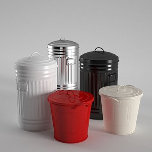 3d model habitat alto kitchen bins