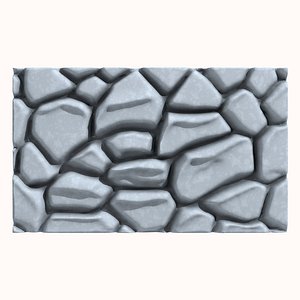 Stone Wall 202 3D