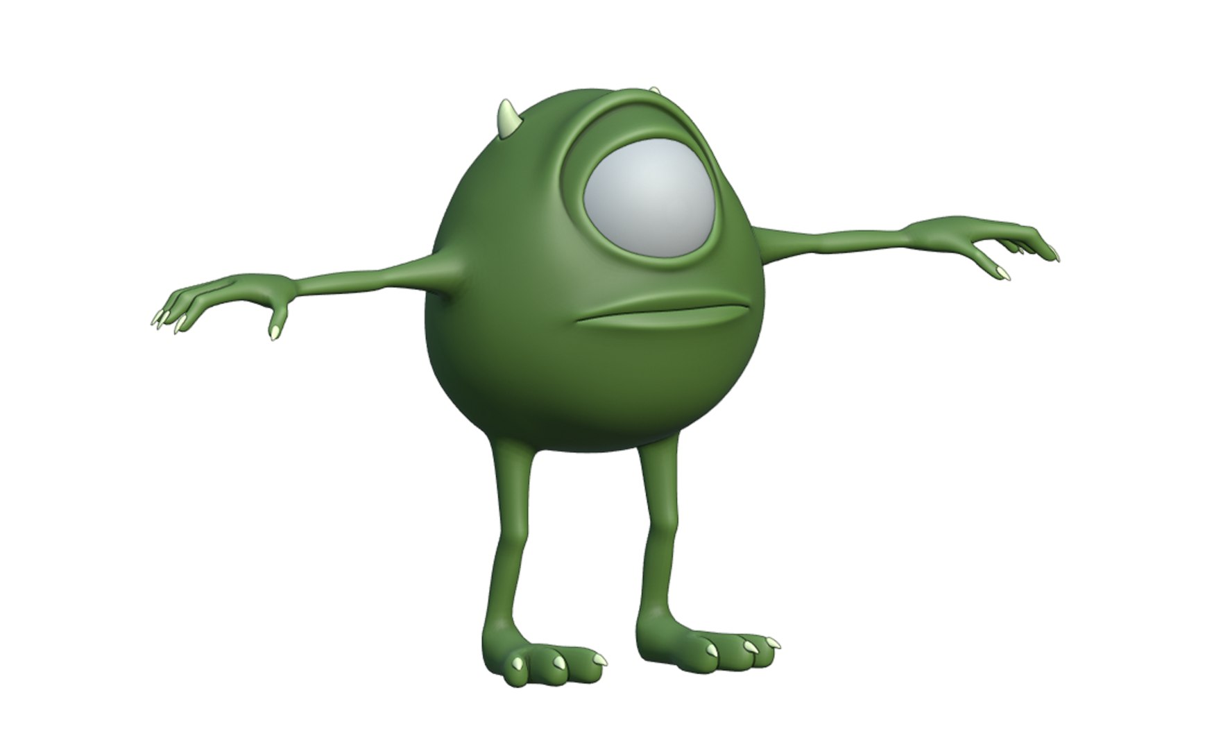 3D Replica Mike Wazwoski Monsters - TurboSquid 1594041