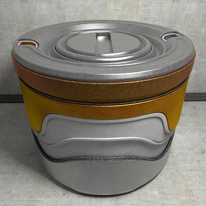 free c4d mode tin container