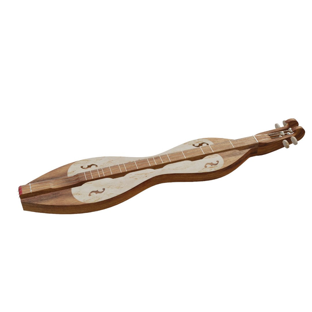 Dulcimer Medieval Musical Instrument 3D Model TurboSquid 1954818