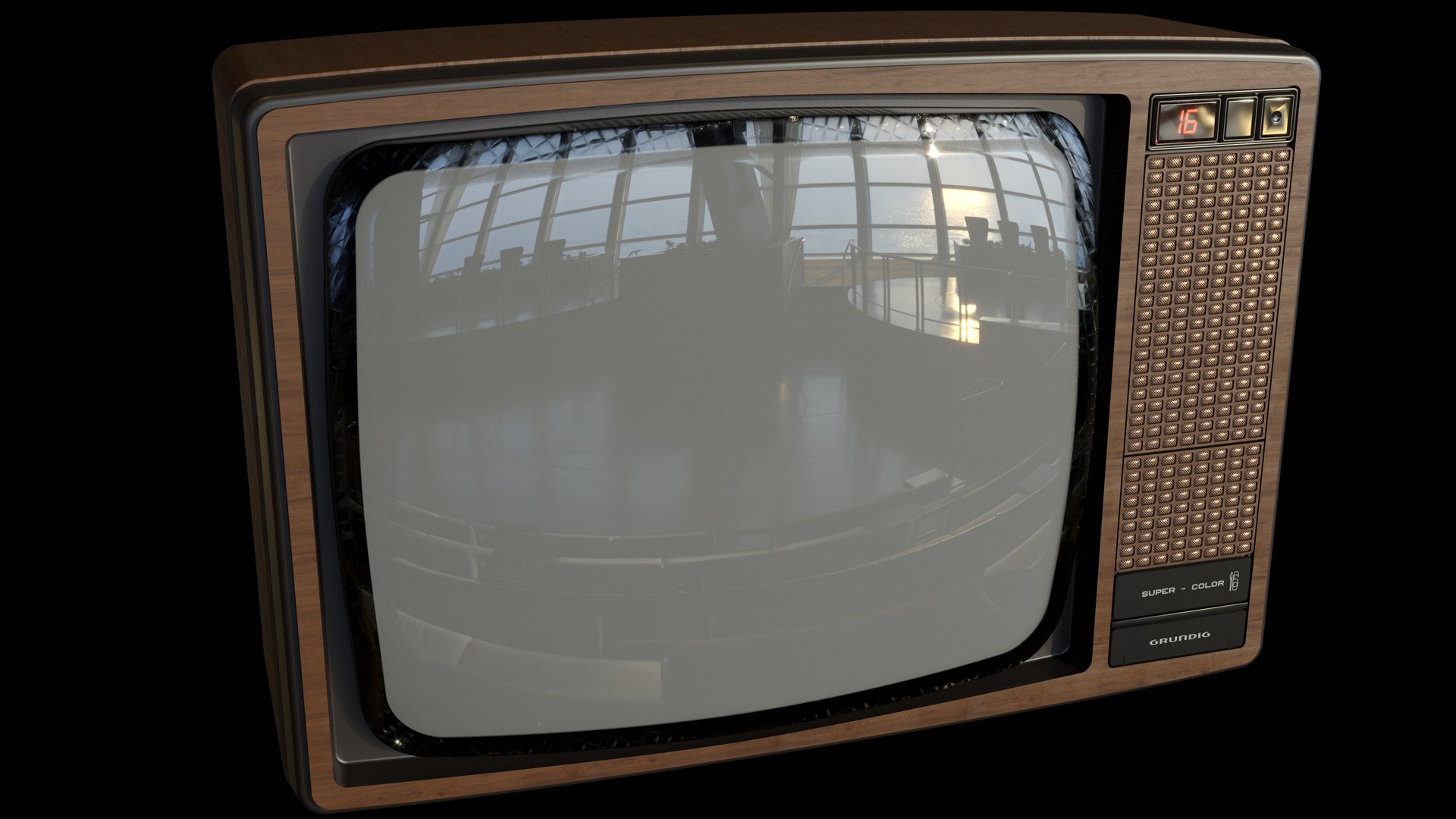 Vintage TV | 3D model