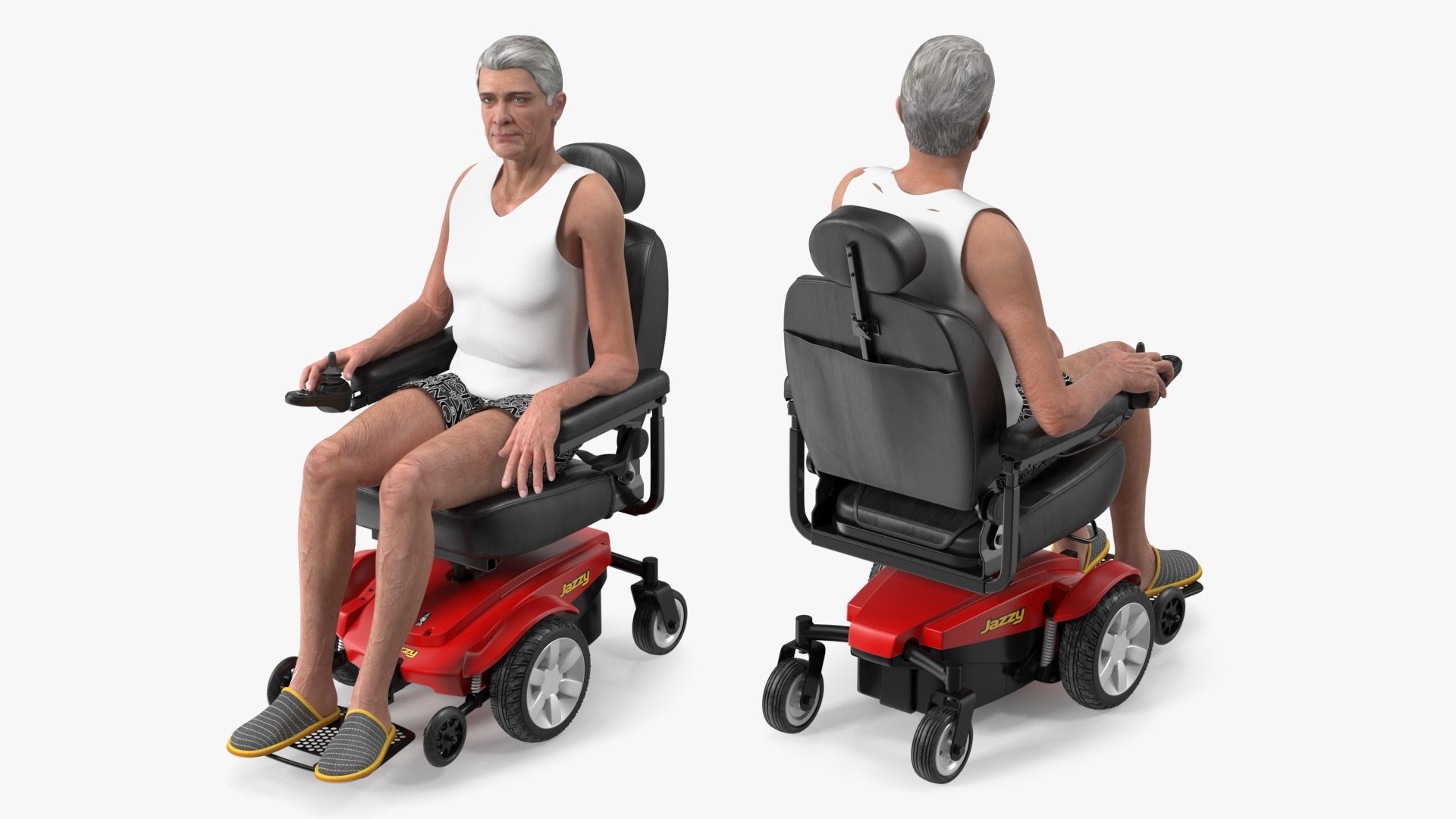 Patient with Jazzy Select Wheelchair Rigged 3D https://p.turbosquid.com/ts-thumb/gv/bX0ypd/ld/patientwithjazzyselectwheelchairriggedvray3dmodel011/jpg/1654783756/1920x1080/fit_q87/cf6eb35ae336bf9b73ceb998883b4eab5b56e48e/patientwithjazzyselectwheelchairriggedvray3dmodel011.jpg