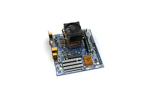 3d model m2n61 la nyssa motherboard