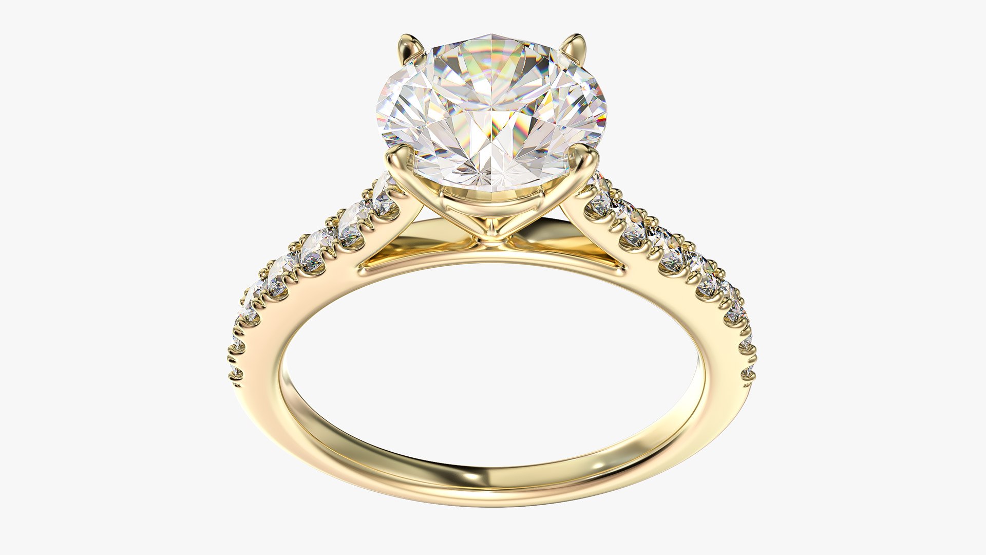 Diamond Ring 3D - TurboSquid 1764278