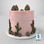Cactus Cake 3D model