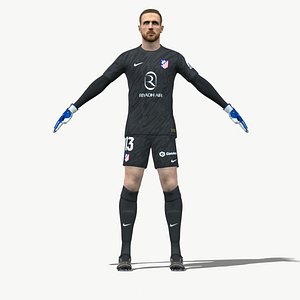 3D Rigged Jan Oblak Atletico Madrid 2025