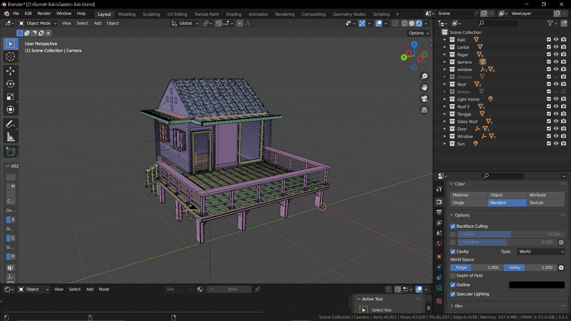 Simple Wooden House 3D Model - TurboSquid 2044355