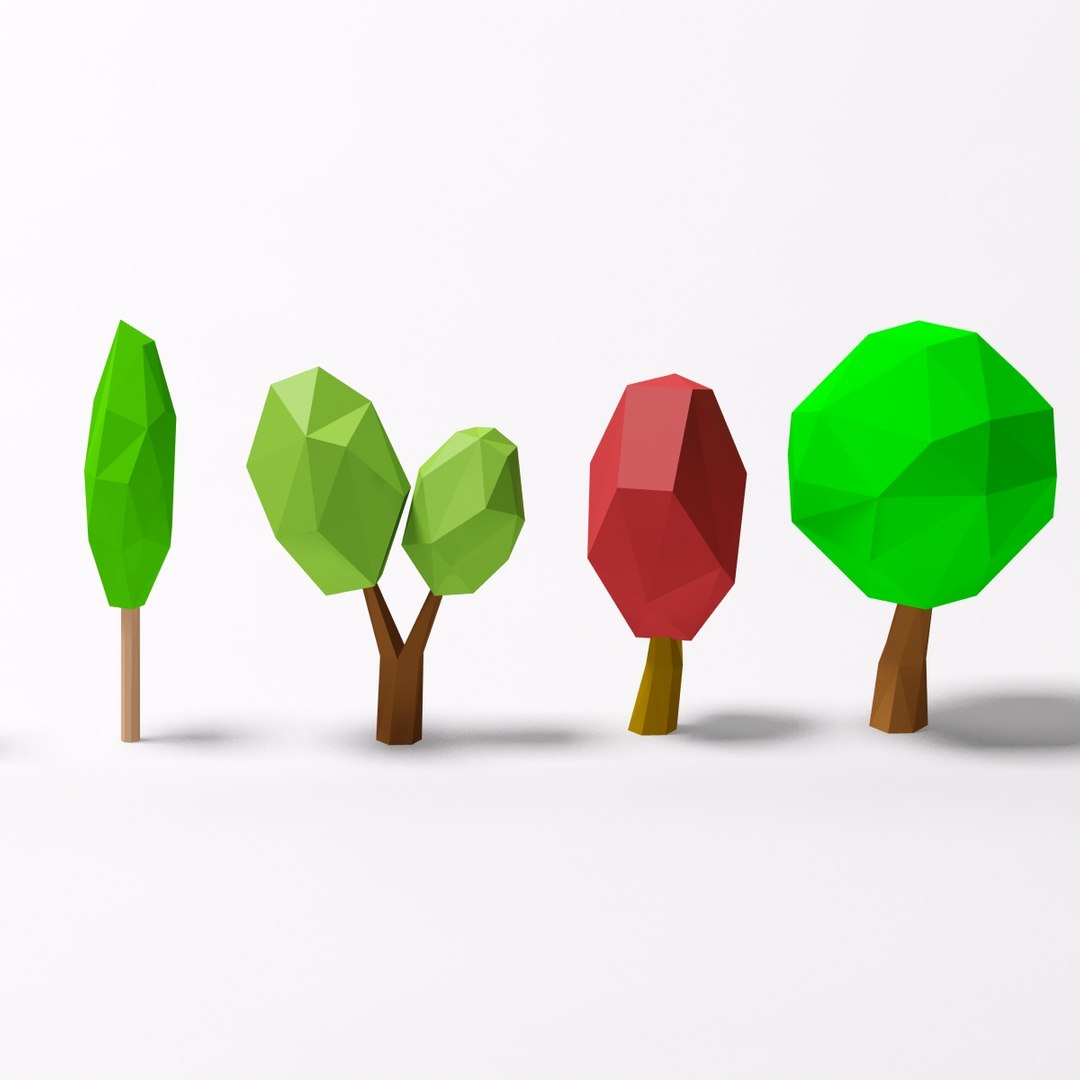 3d Model Of Big Trees Pack