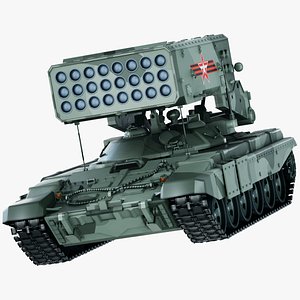 3D model TOS-1A Solntsepyok