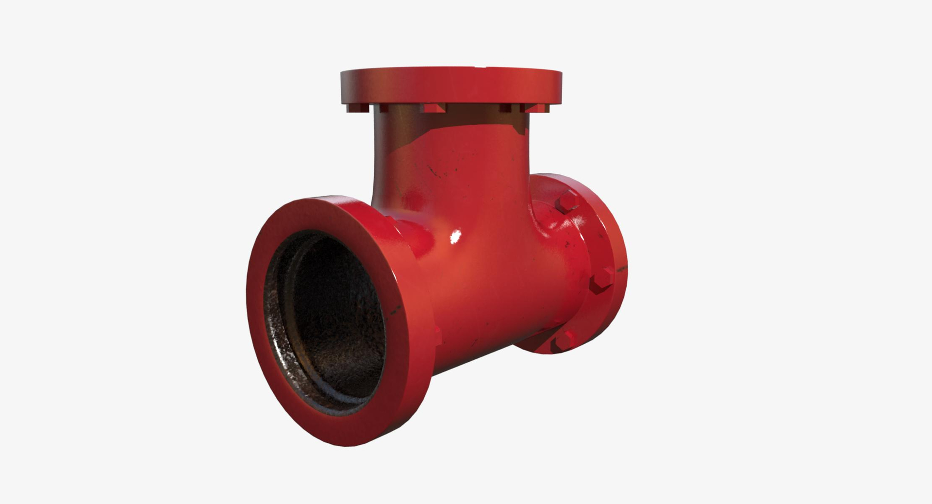 T Pipe 3d Model
