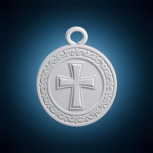 Saint Benedict Medal 3D Print Model
