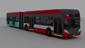 ElectraBus SuperCity XL Fictional 3D model