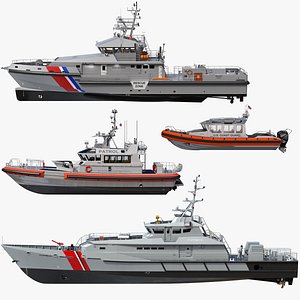 Collection Patrol Vessel 3D model