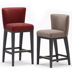 3D model bar stool grayson