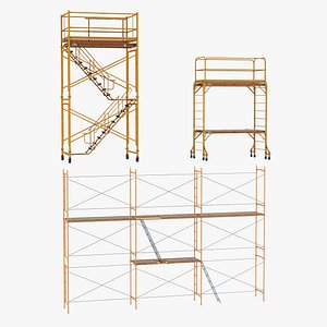 Scaffolds Modular Collection GameReady LODs