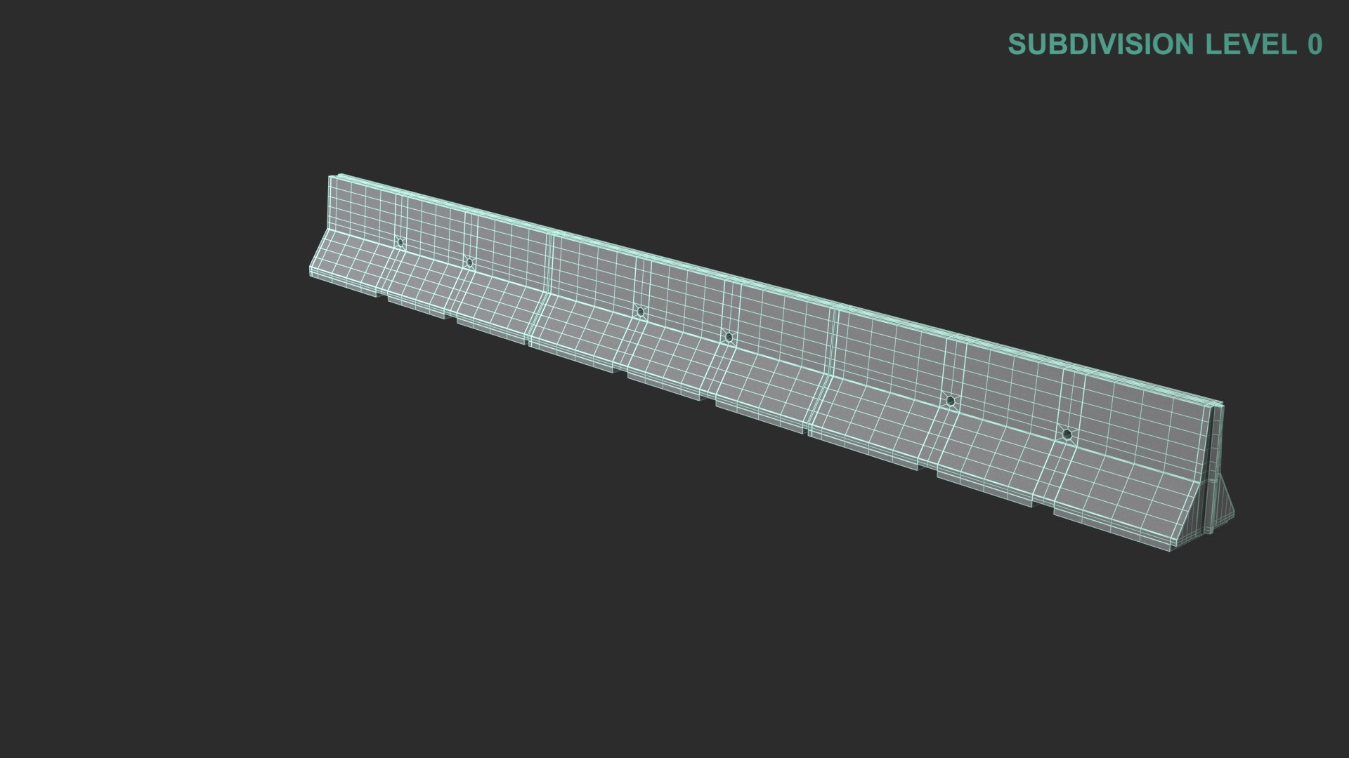 Concrete Barrier Wall 3D model https://p.turbosquid.com/ts-thumb/gv/wXH3zy/PW/wireframe0009/jpg/1686308682/1920x1080/fit_q87/7f0af241a265d4789462aa6ca44e4dba18786bf9/wireframe0009.jpg