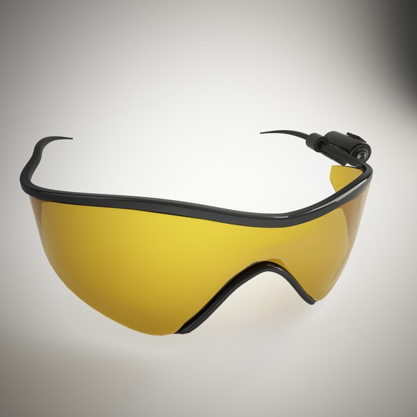 swat tactical glasses 3d model