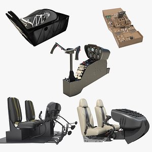 Helicopter Control Panels Collection 4