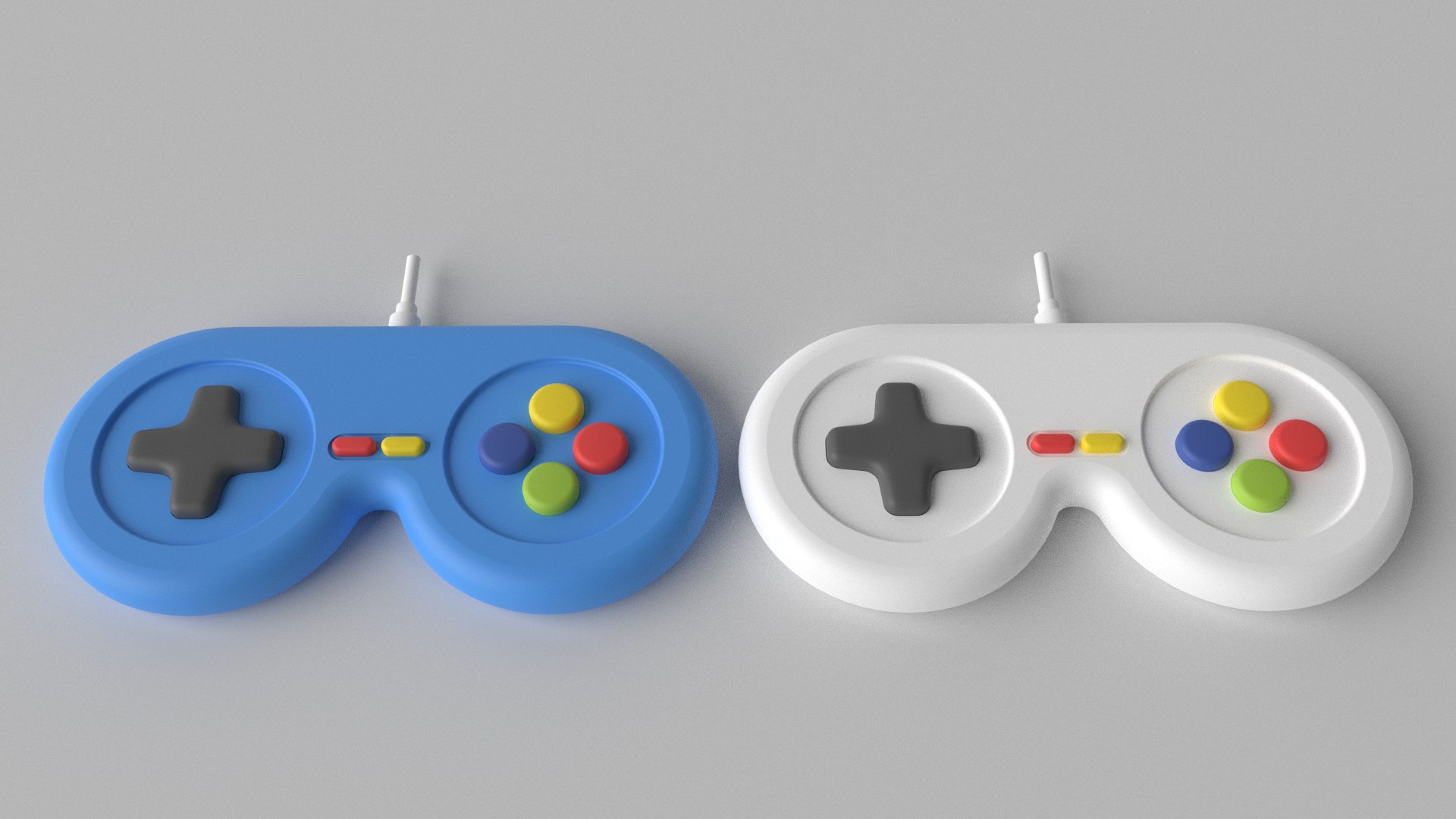 3D Cartoon Game Controller 1 - TurboSquid 2027724