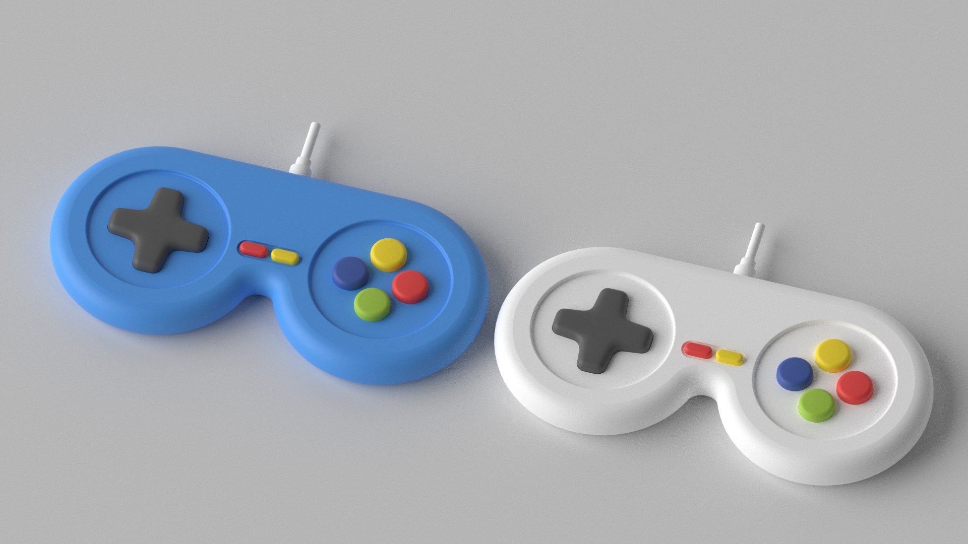 3D Cartoon Game Controller 1 - TurboSquid 2027724