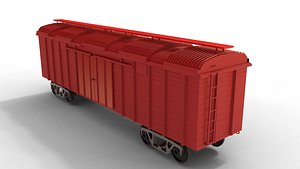 freight wagon 3D model