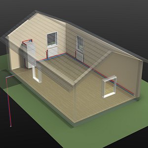 geothermal thermia 3d model