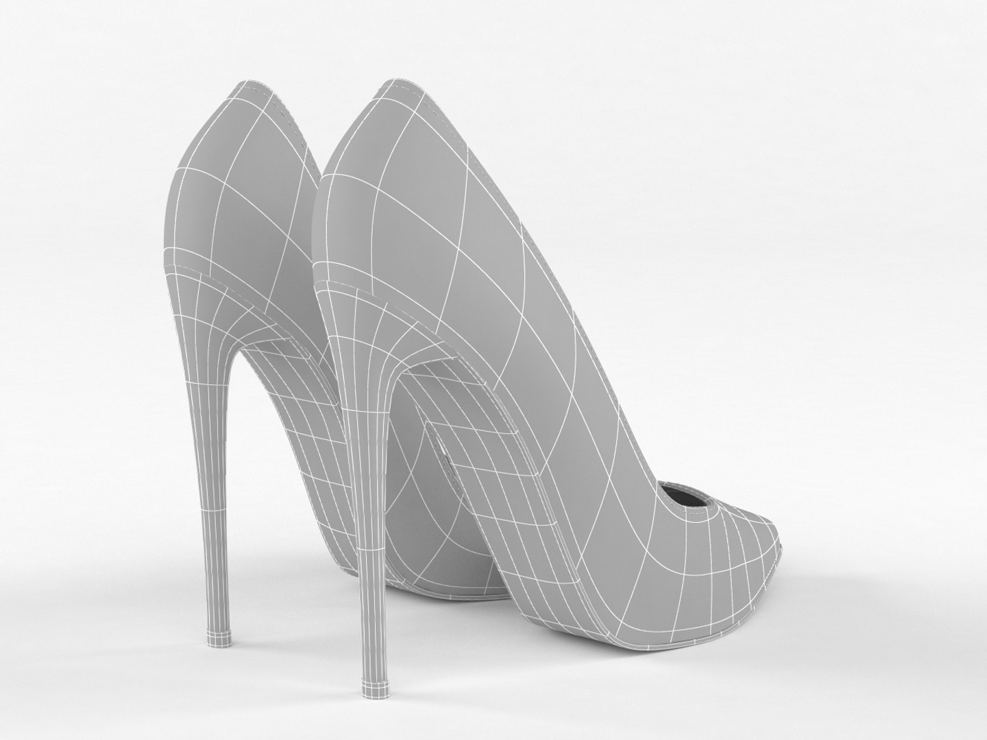 Realistic Women Shoes Model - TurboSquid 1409220